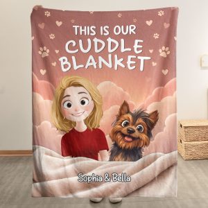 This Is Our Cuddle Blanket - Personalized Blanket Big Size