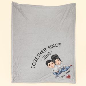 Together Since - Personalized Blanket Big Size